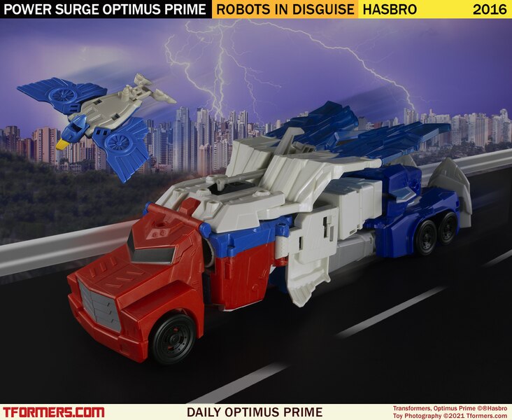 Daily Prime   Power Surge Optimus Prime Rides The Lightning (1 of 1)